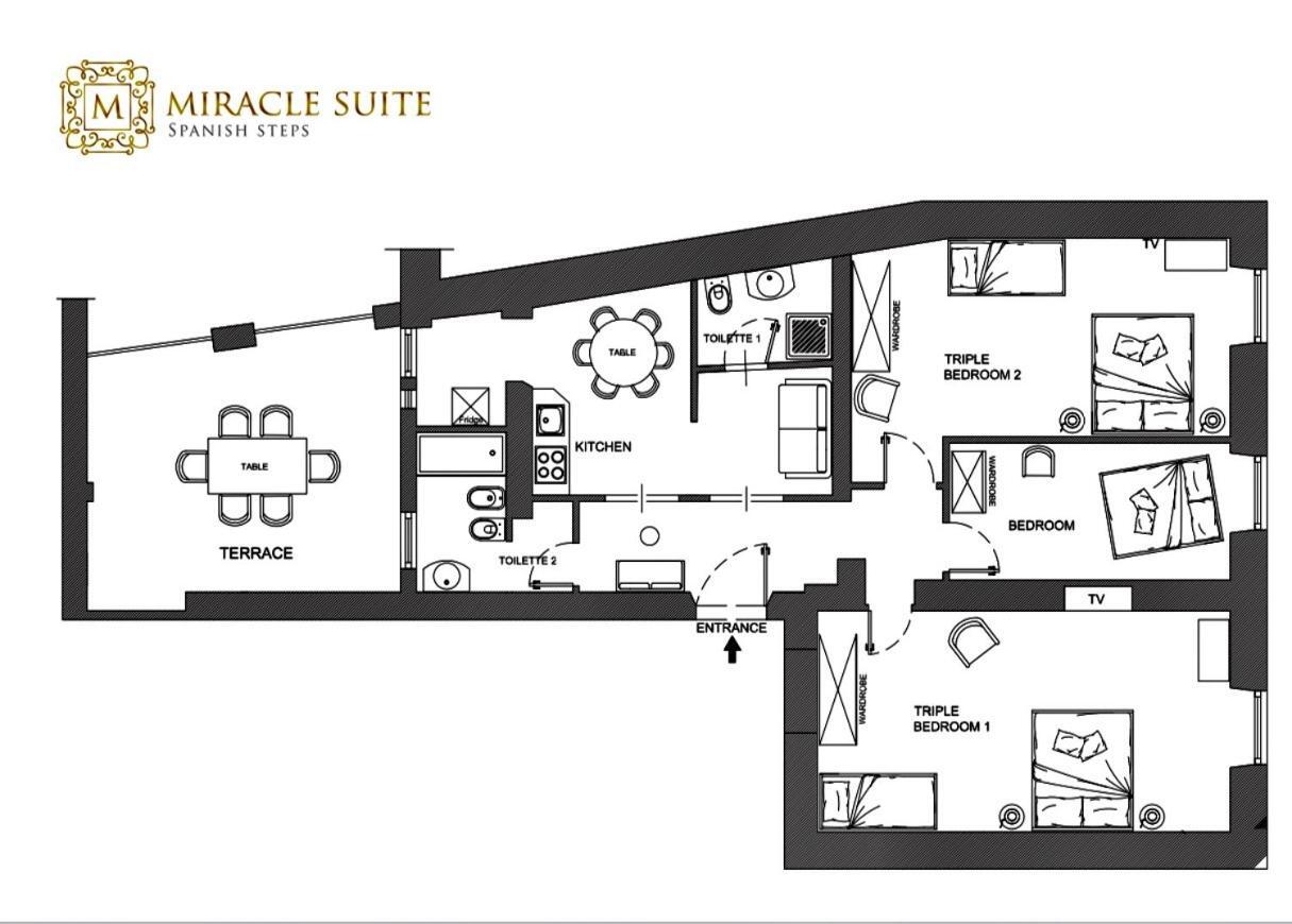 Spanish Steps Miracle Suite Rome Bagian luar foto